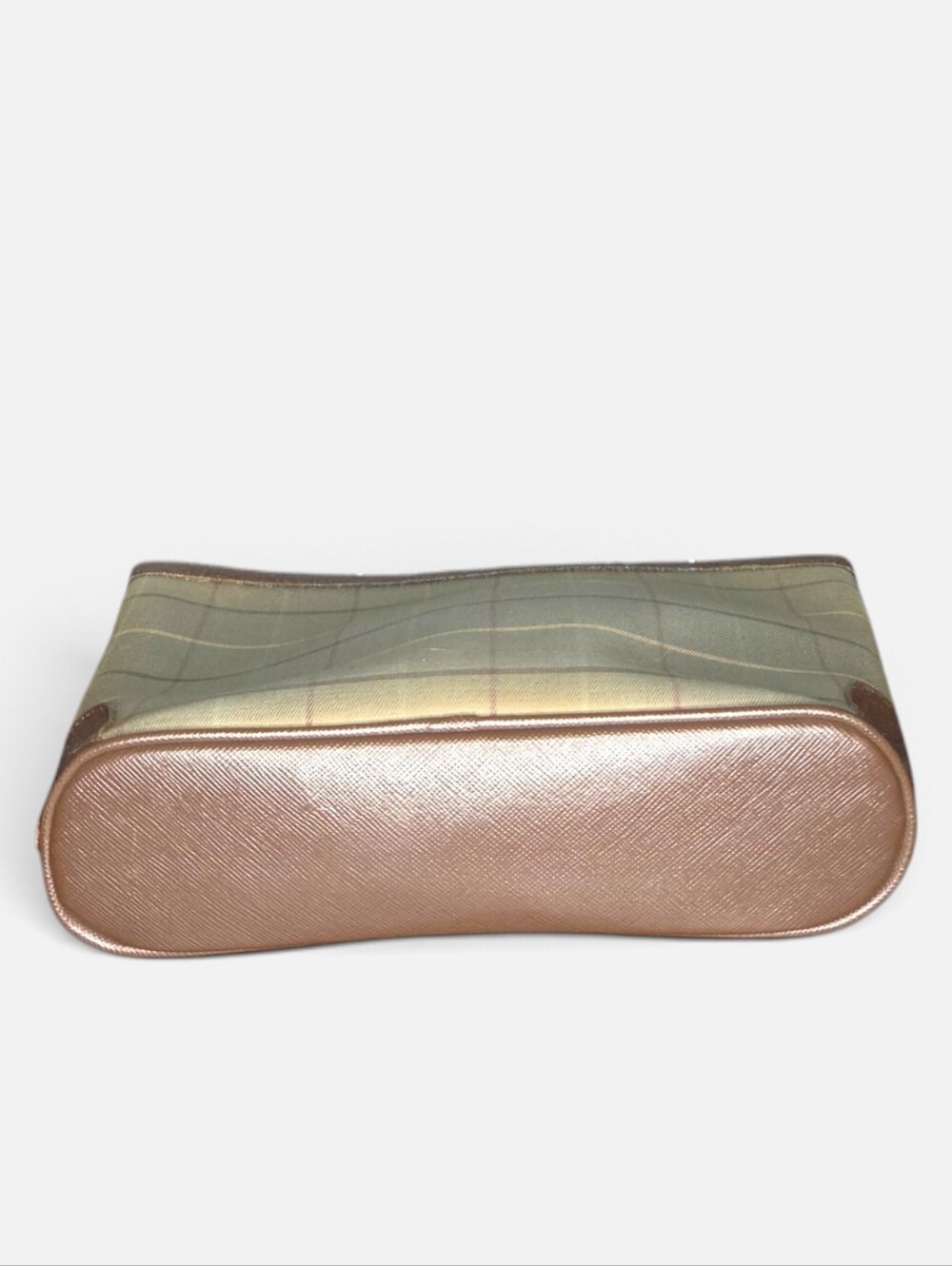 Burberry-Brown Nova Check Clutch Bag Canvas - Picture 6 of 8